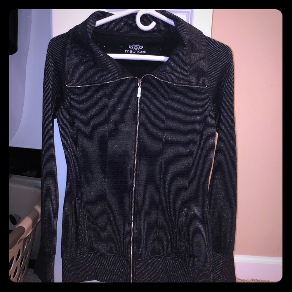 Sparkly stripped hoodie